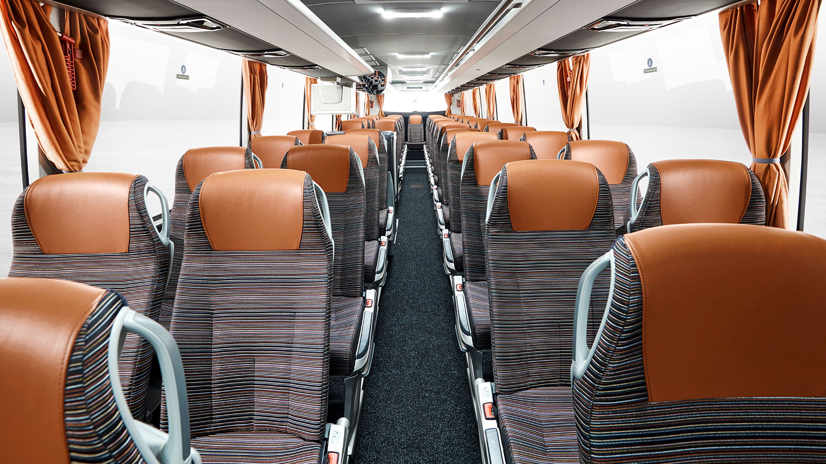 Travel Together in Comfort with Our 55 - 70 Seater Bus Rental!
